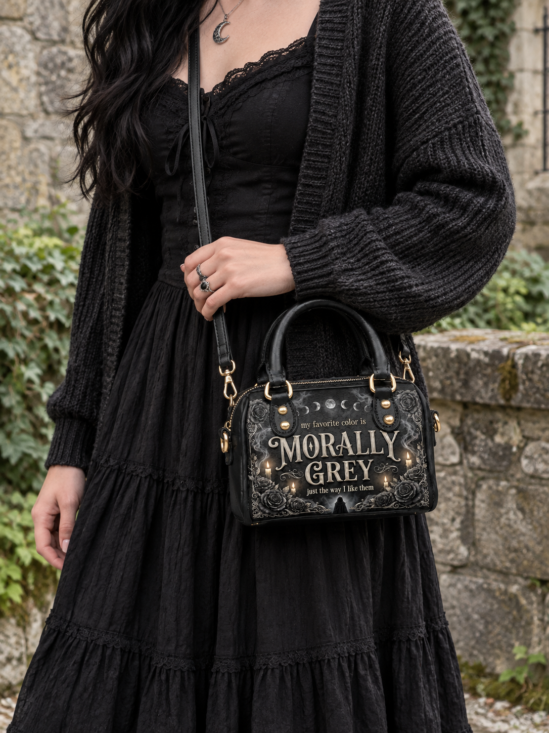 My Favorite Color Is Morally Grey Mini Satchel