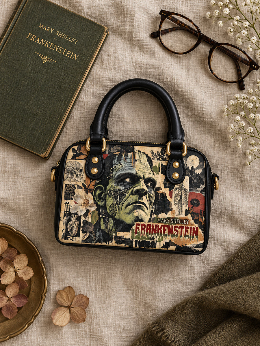 "Frankenstein" Old Parchment Mini Satchel