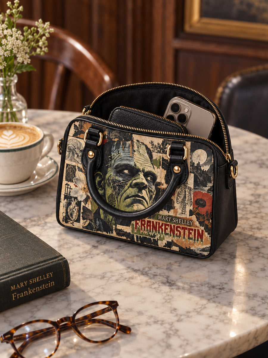 "Frankenstein" Old Parchment Mini Satchel