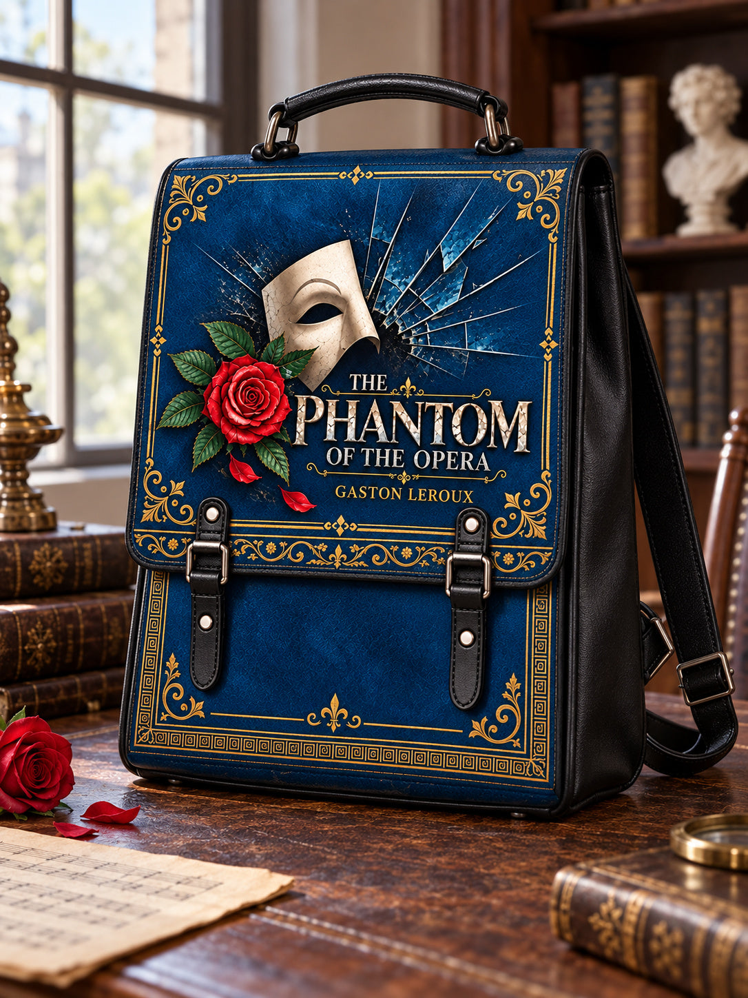 "The Phantom Of The Opera" Leather Backpack