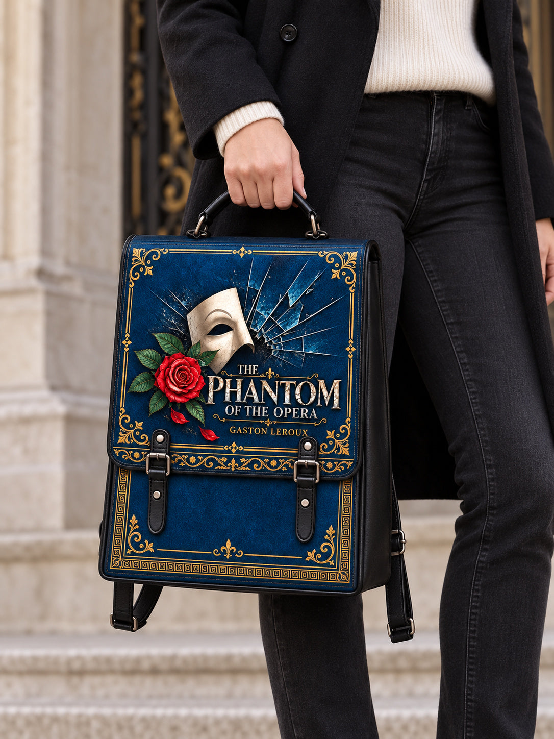 "The Phantom Of The Opera" Leather Backpack
