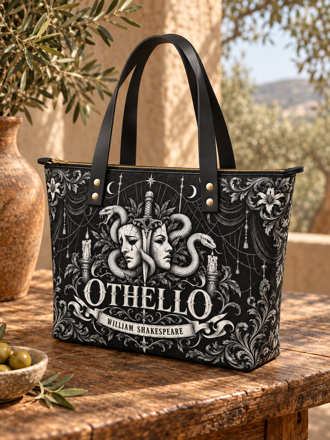 "Othello" Leather Tote Bag