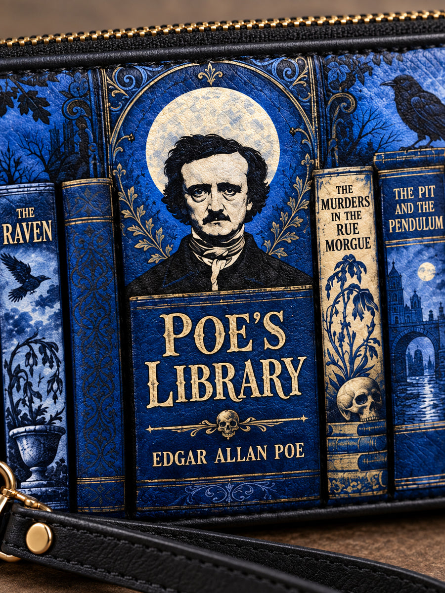 "Poe's Library" Midnight Ink Wallet
