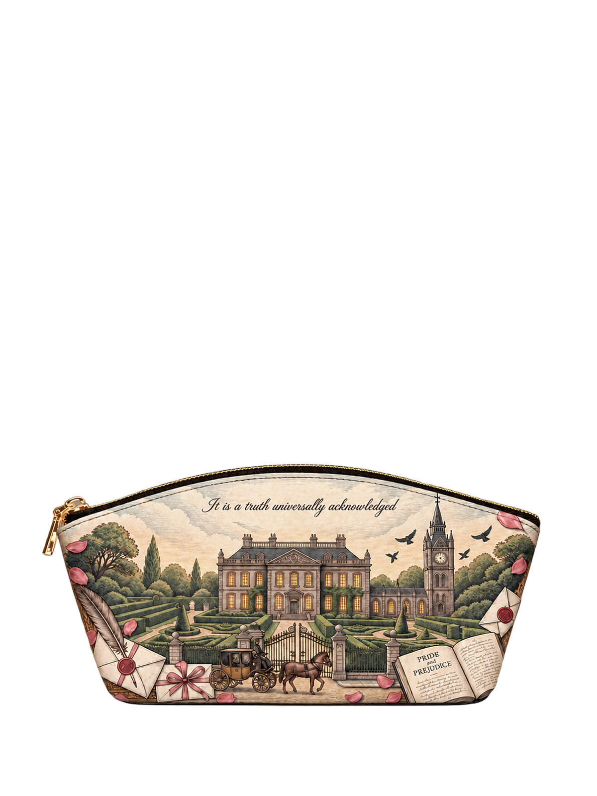 "Pride and Prejudice" Pemberley Eclipse Makeup Bag