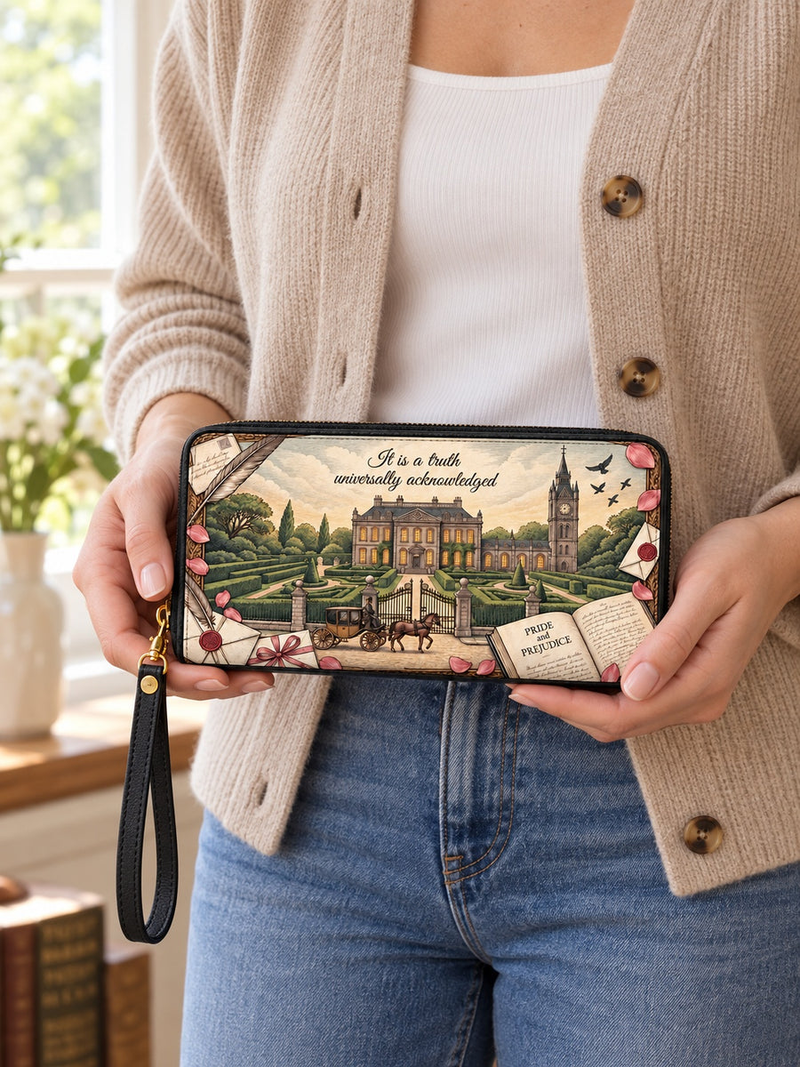 "Pride and Prejudice" Pemberley Long Wallet