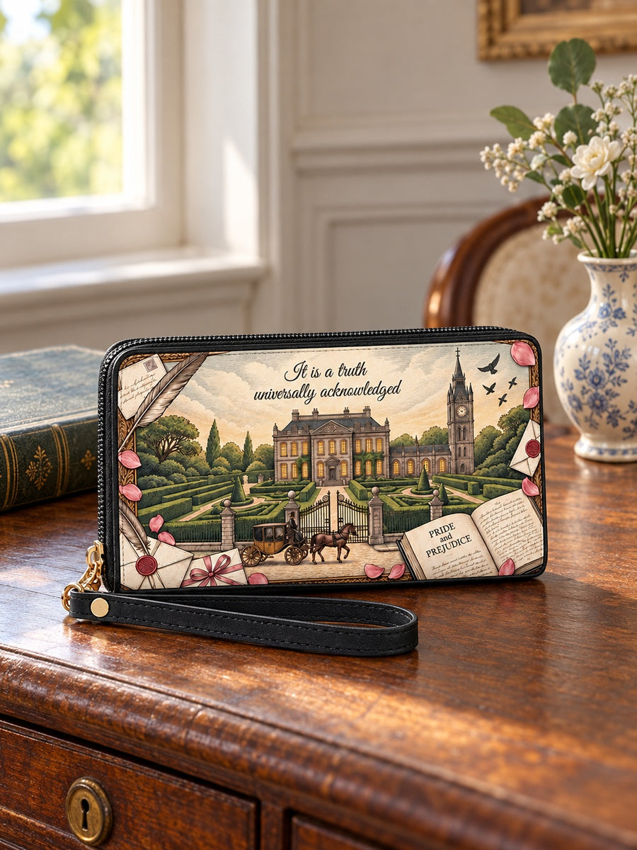 "Pride and Prejudice" Pemberley Long Wallet