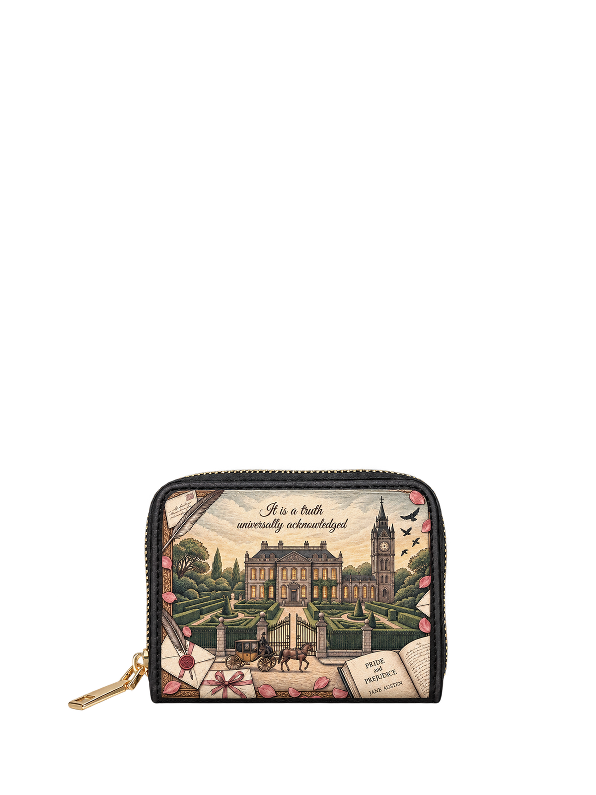 "Pride and Prejudice" Pemberley Mini Wallet