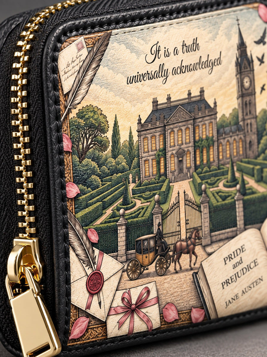 "Pride and Prejudice" Pemberley Mini Wallet