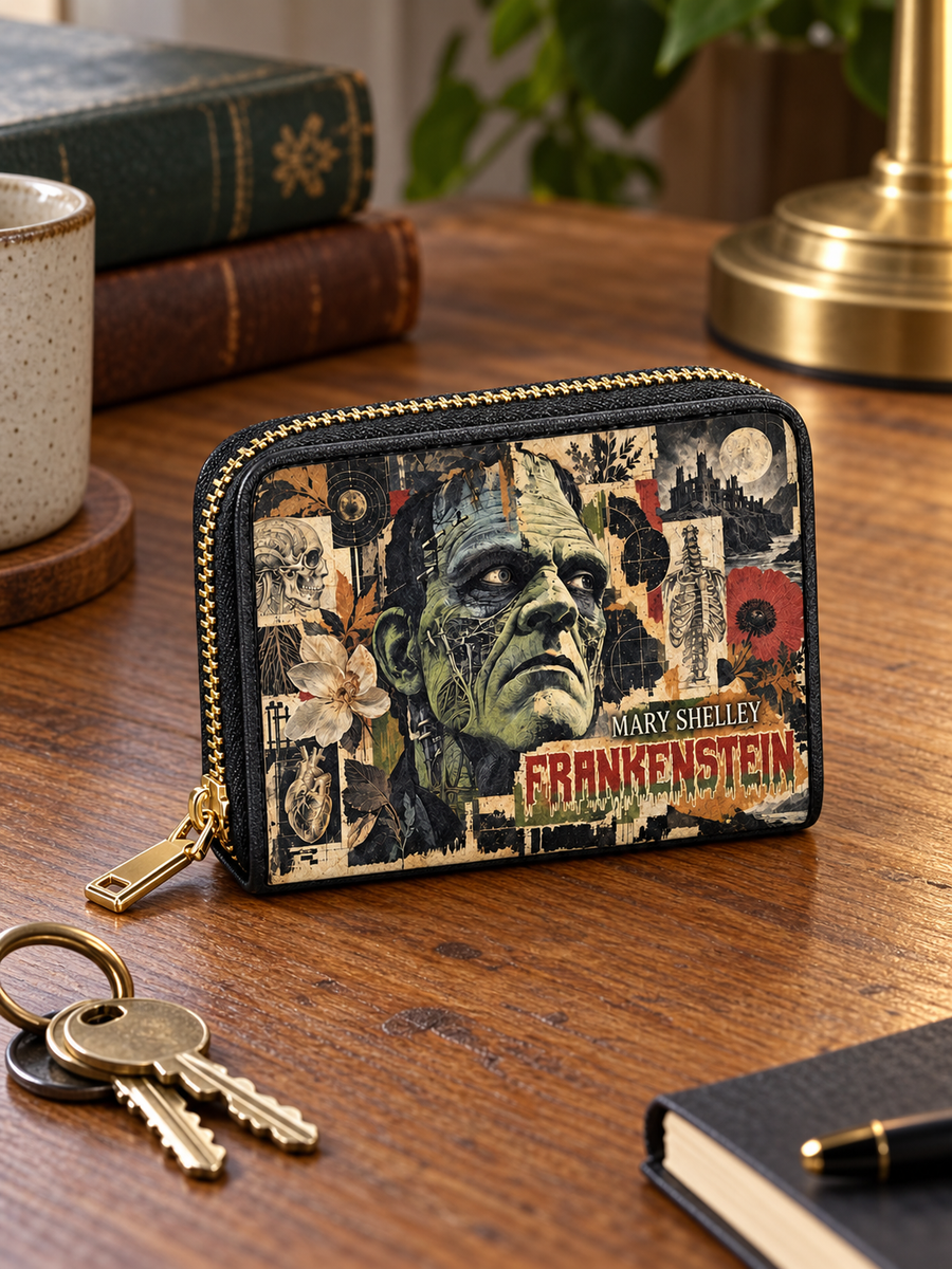 "Frankenstein" Old Parchment Mini Wallet