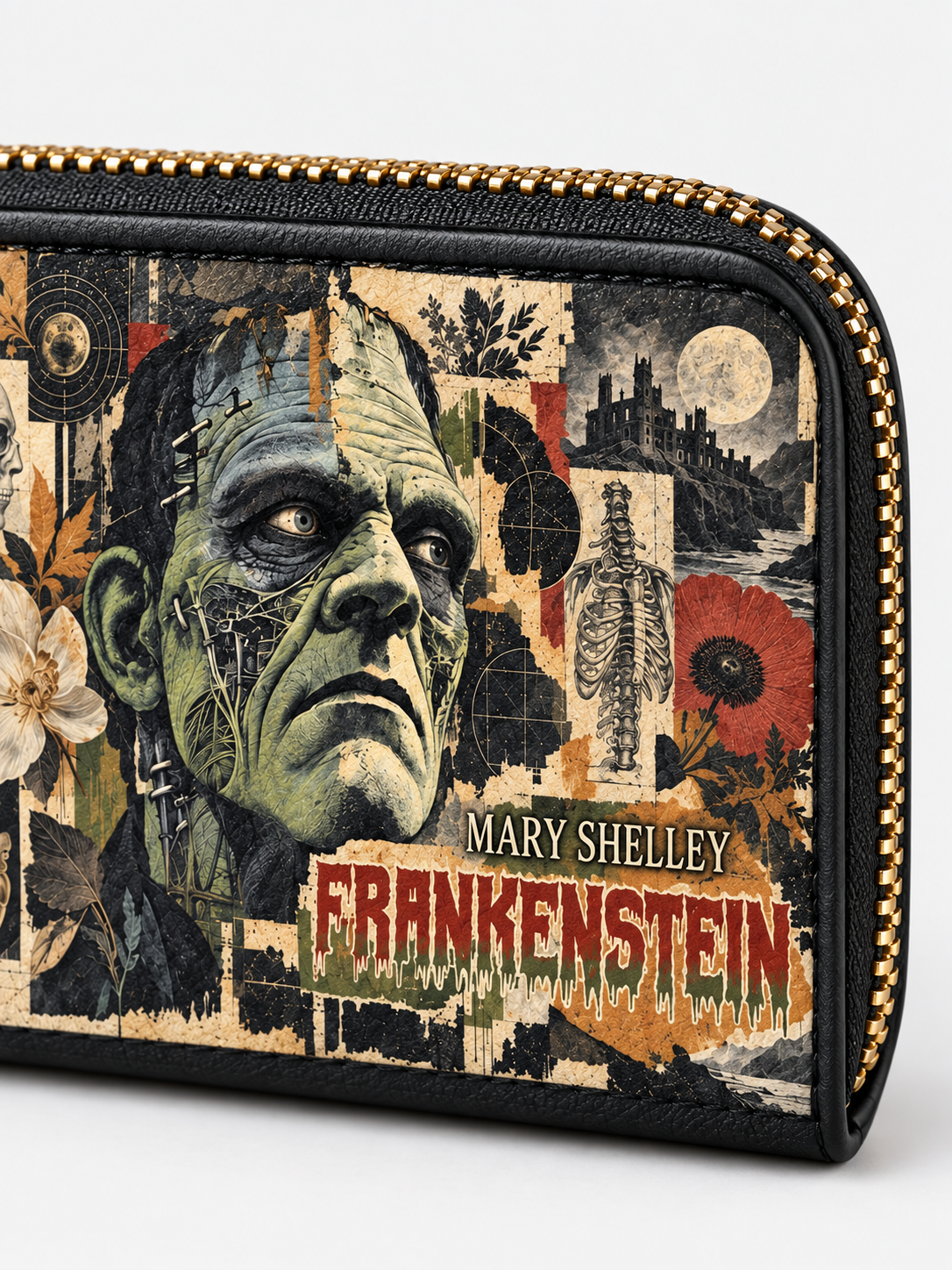 "Frankenstein" Old Parchment Mini Wallet