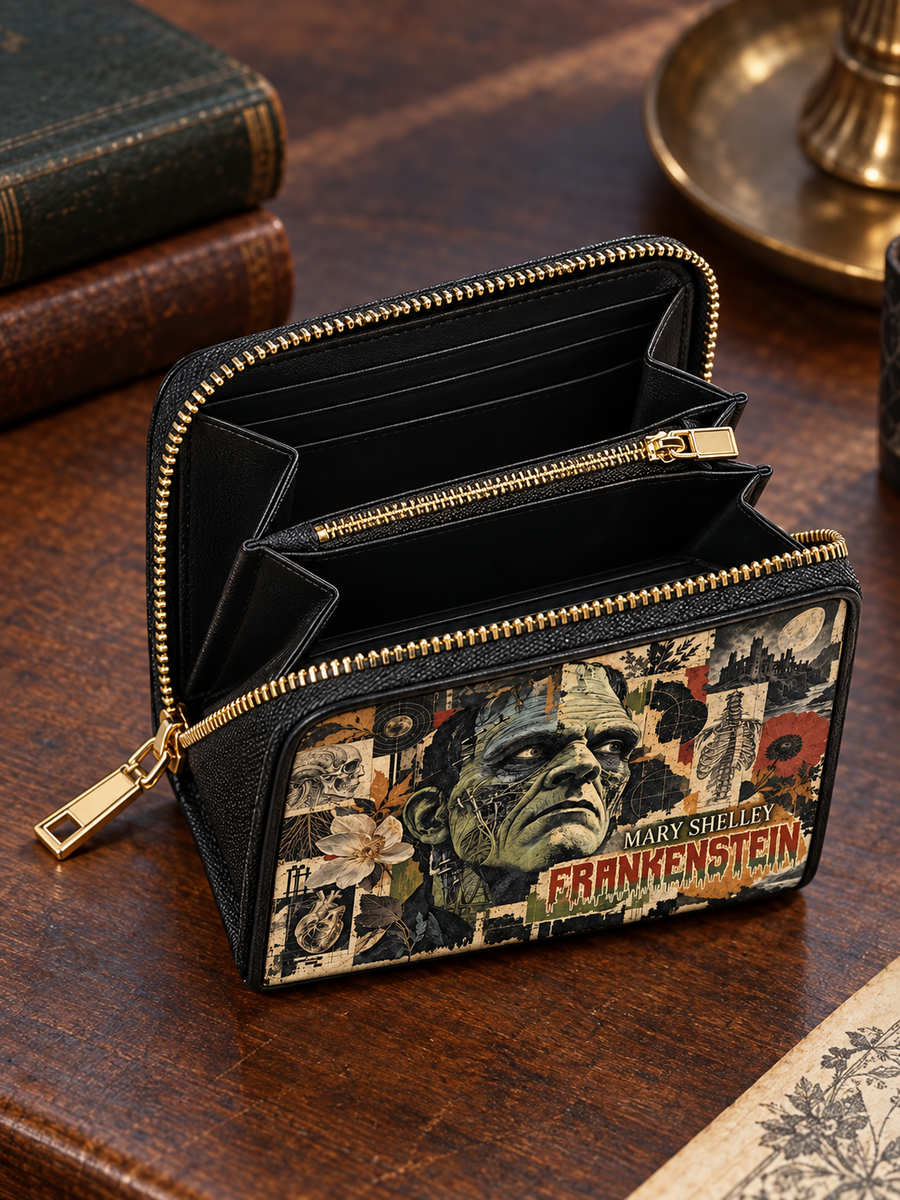 "Frankenstein" Old Parchment Mini Wallet