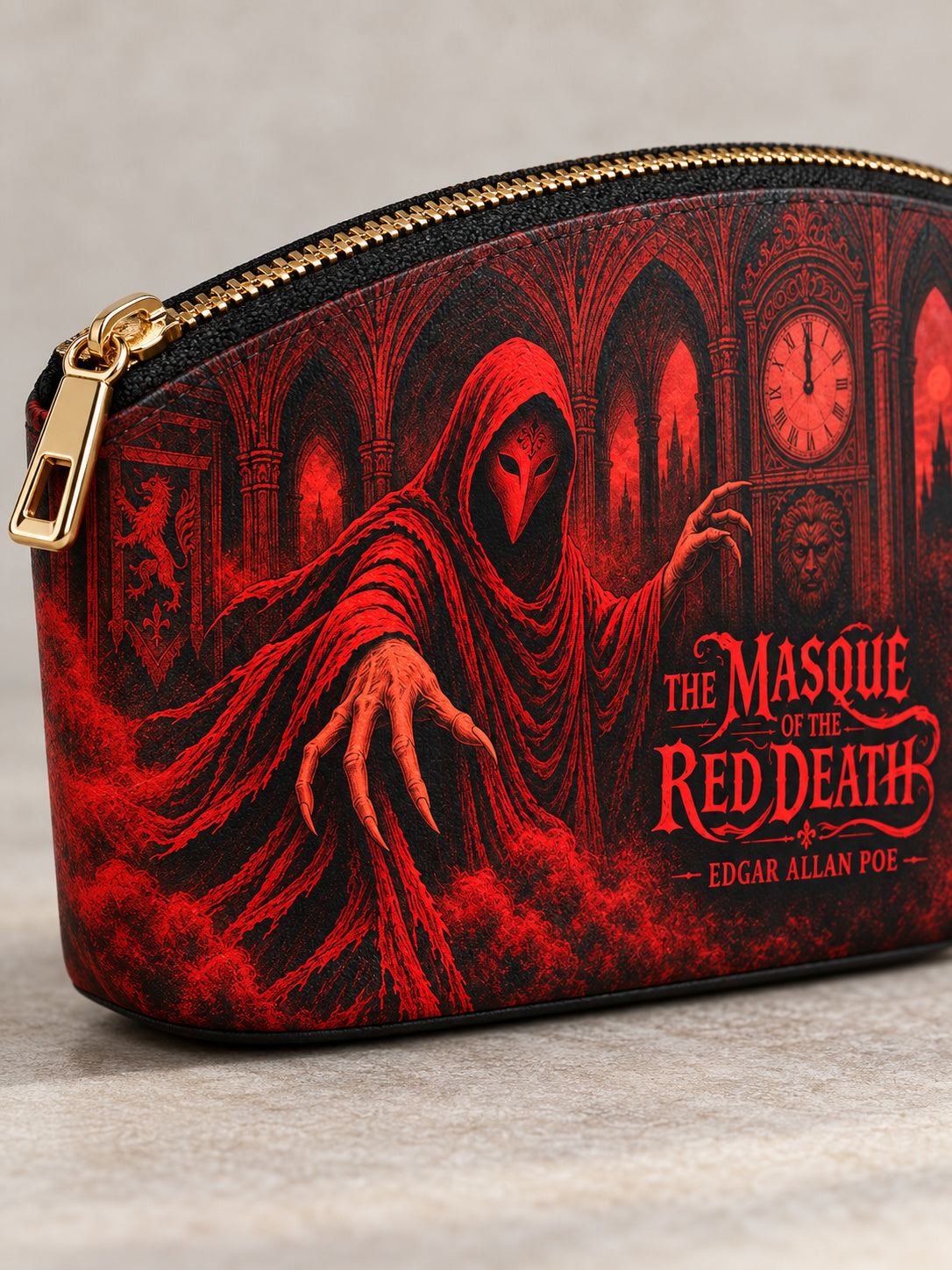 "The Masque Of The Red Death" Eclipse Makeup Bag