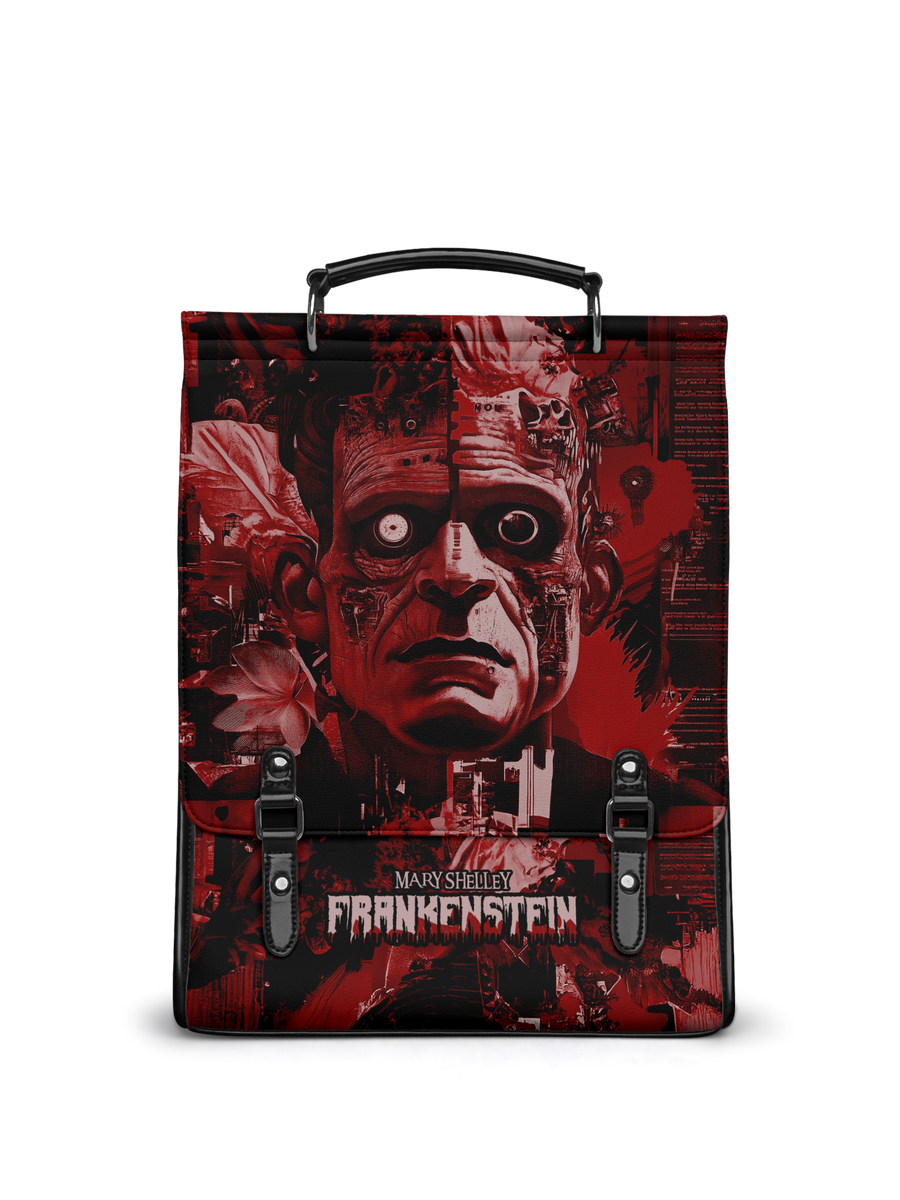 "Frankenstein" Heart Surge Leather Backpack