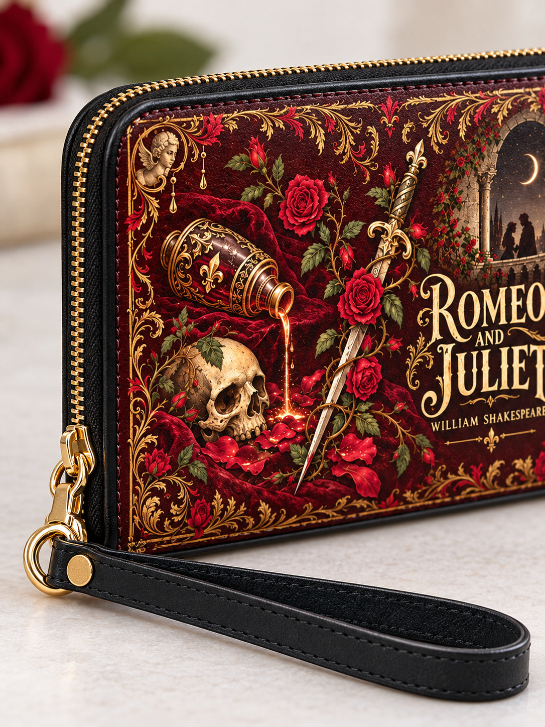"Romeo And Juliet" Poison Rose Wallet