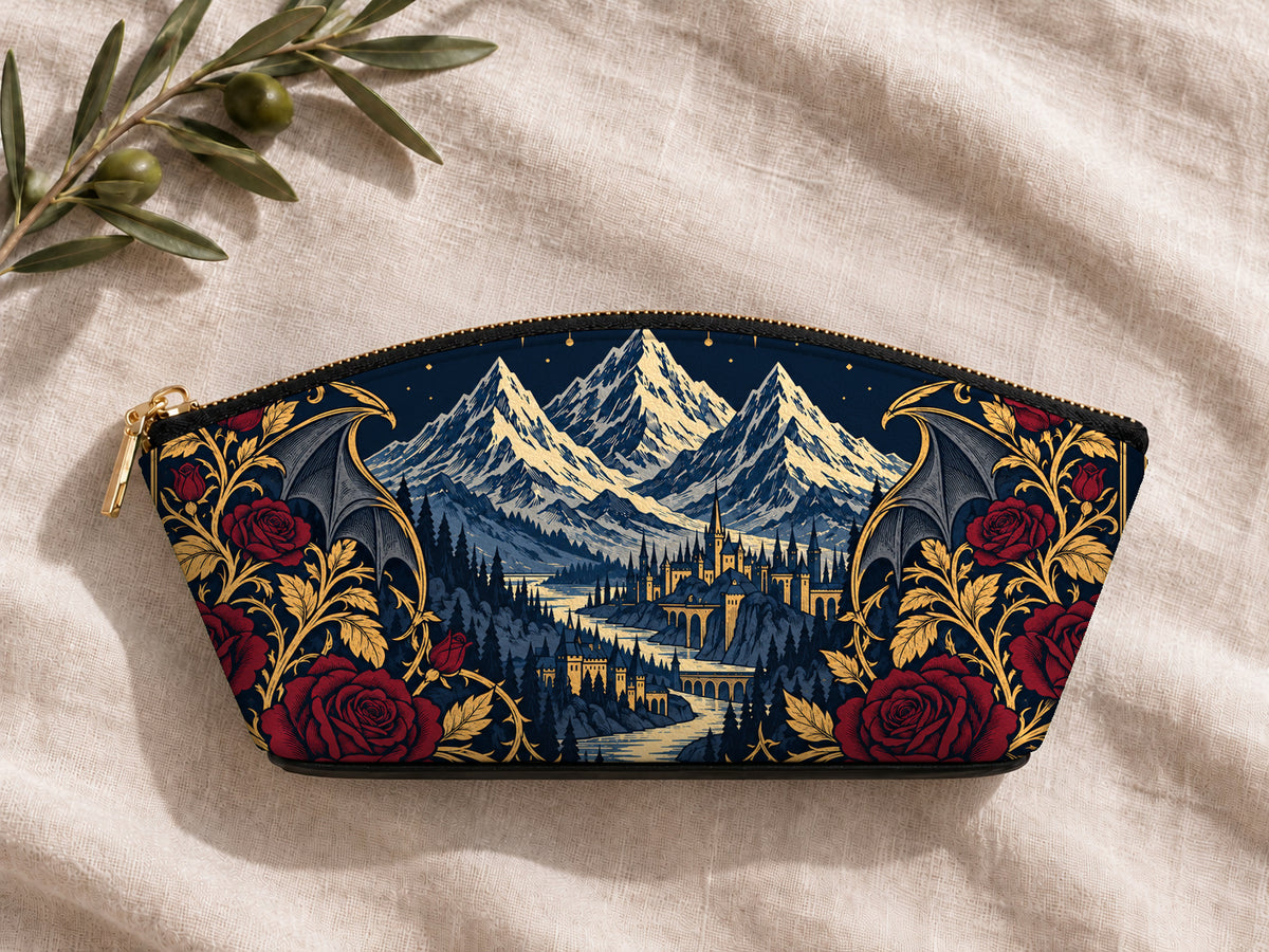 "Rose Mountain" Starlit Valley Eclipse Makeup Bag