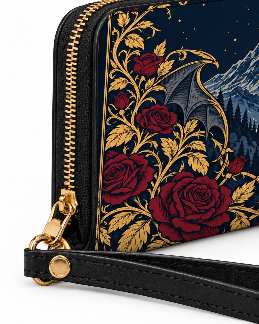 "Rose Mountain" Starlit Valley Long Wallet