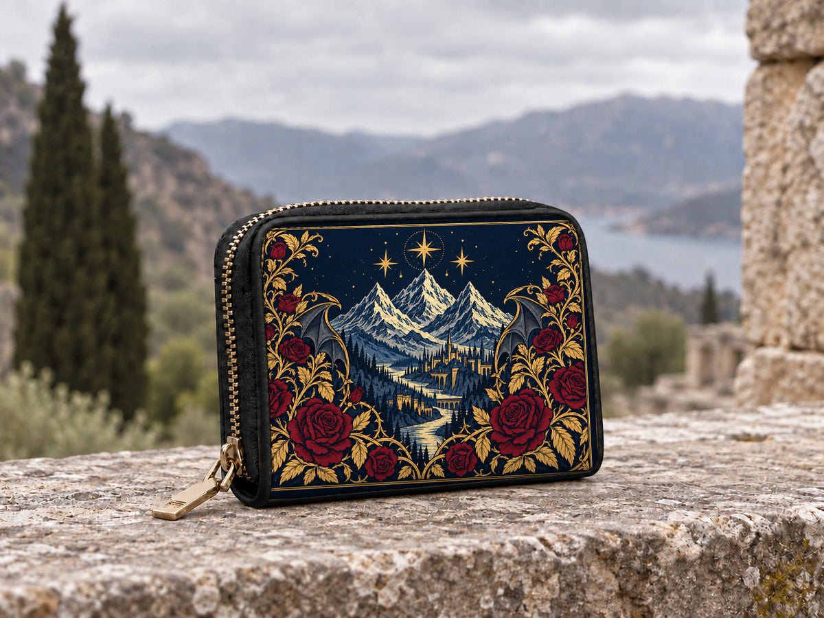 "Rose Mountain" Starlit Valley Mini Wallet