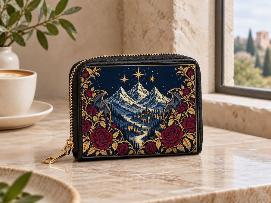 "Rose Mountain" Starlit Valley Mini Wallet