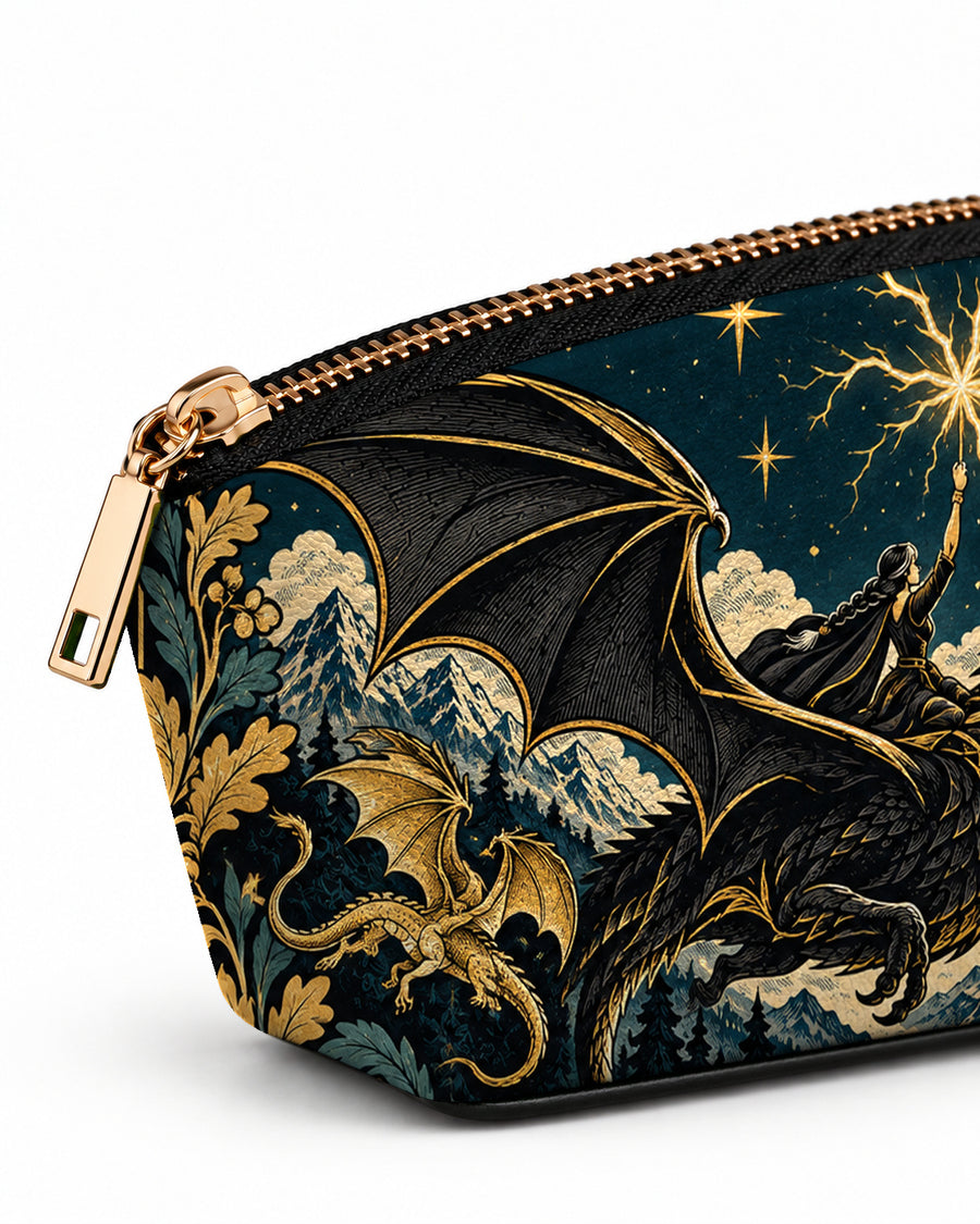 "Stormwing" Black Dragon Eclipse Makeup Bag