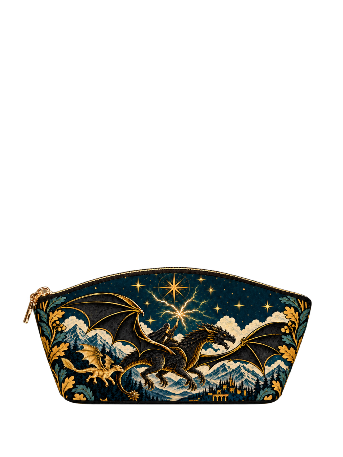 "Stormwing" Black Dragon Eclipse Makeup Bag