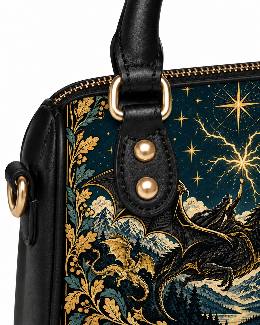 "Stormwing" Black Dragon Mini Satchel