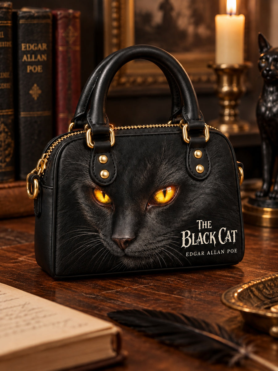 "The Black Cat" Mini Satchel