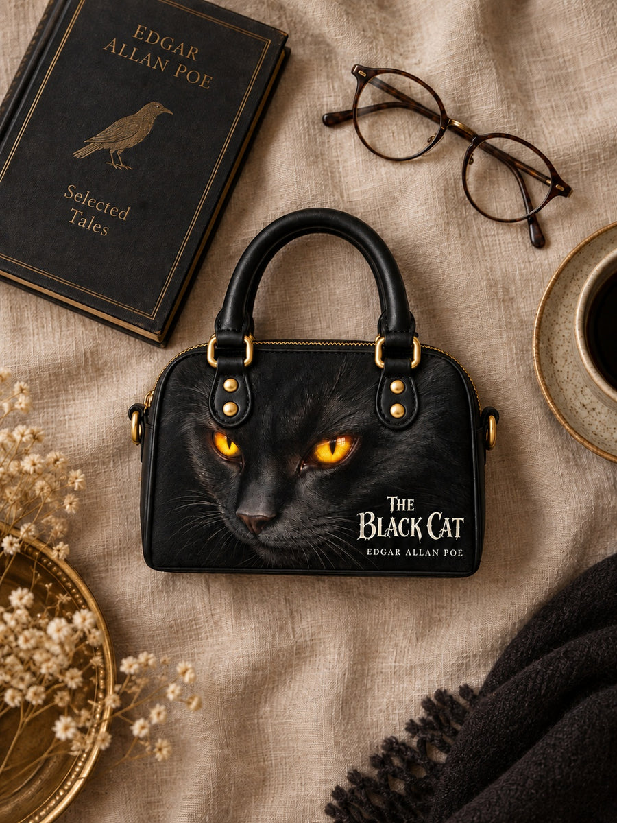 "The Black Cat" Mini Satchel