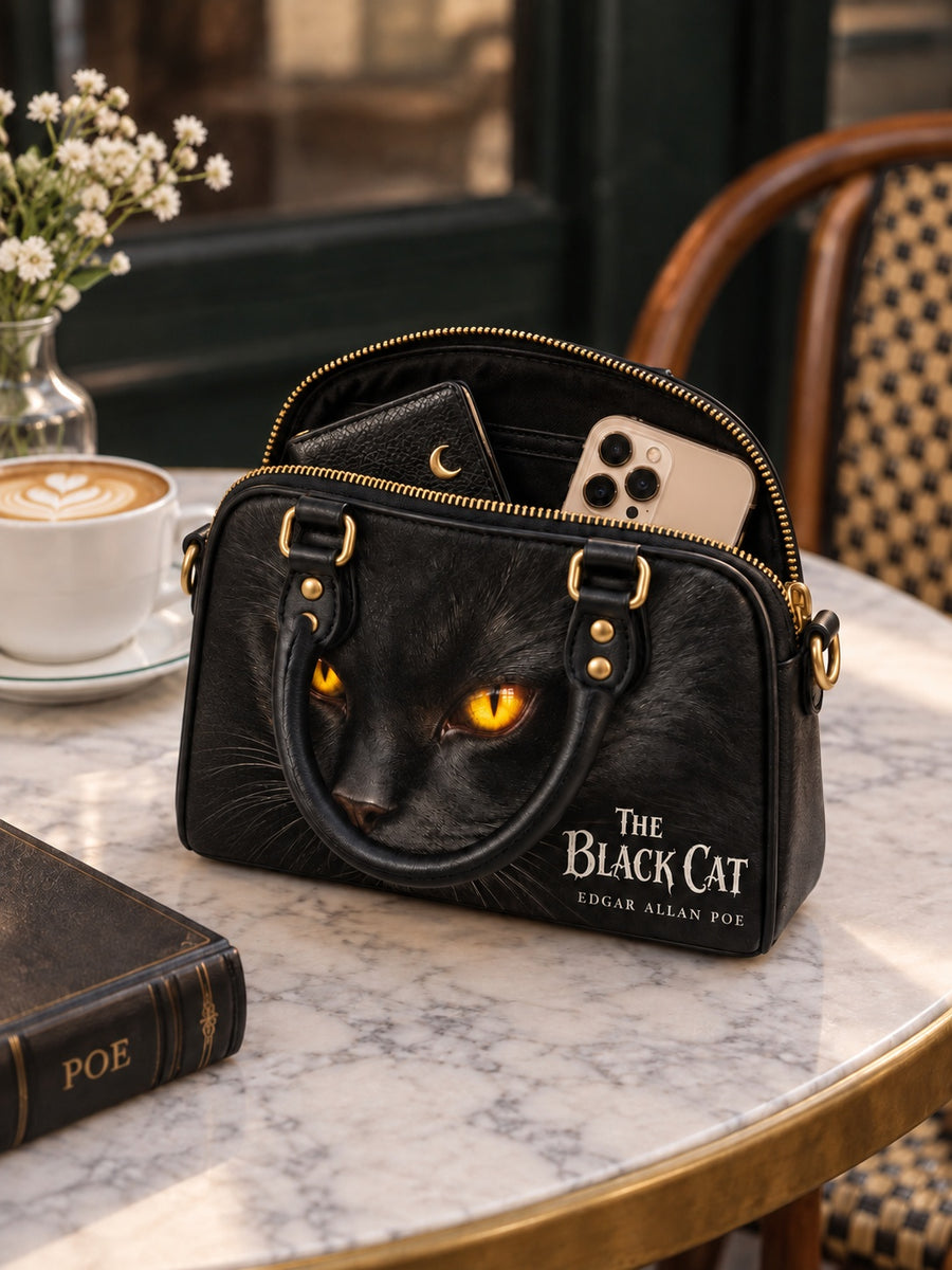 "The Black Cat" Mini Satchel