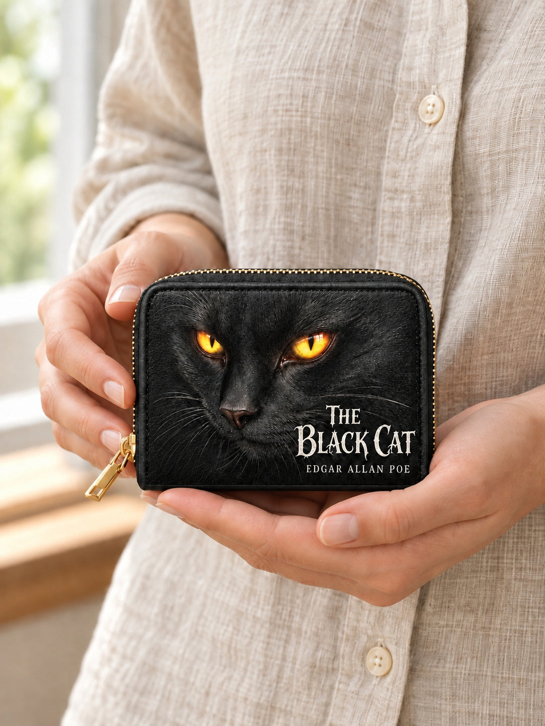 "The Black Cat" Mini Wallet