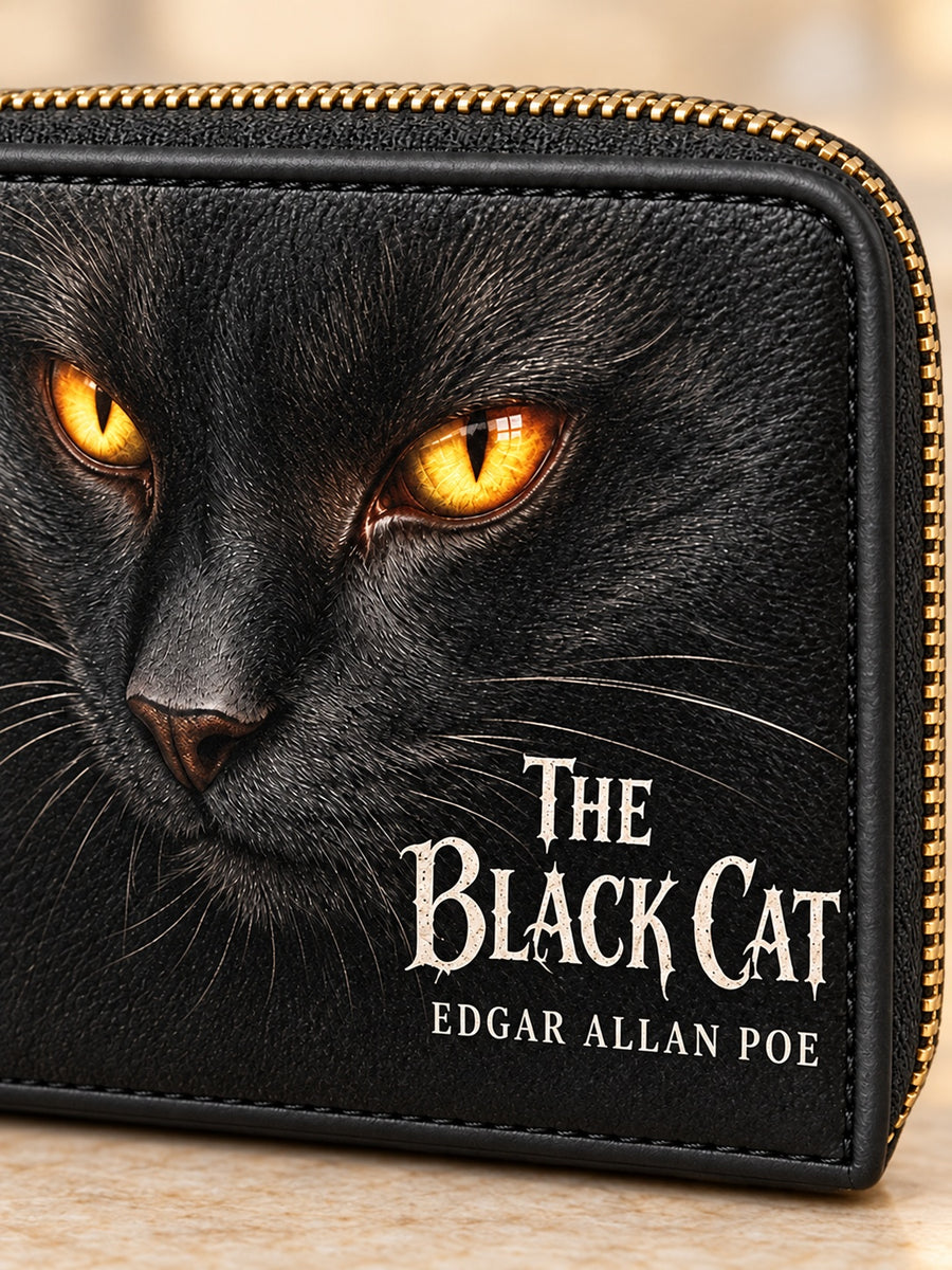 "The Black Cat" Mini Wallet