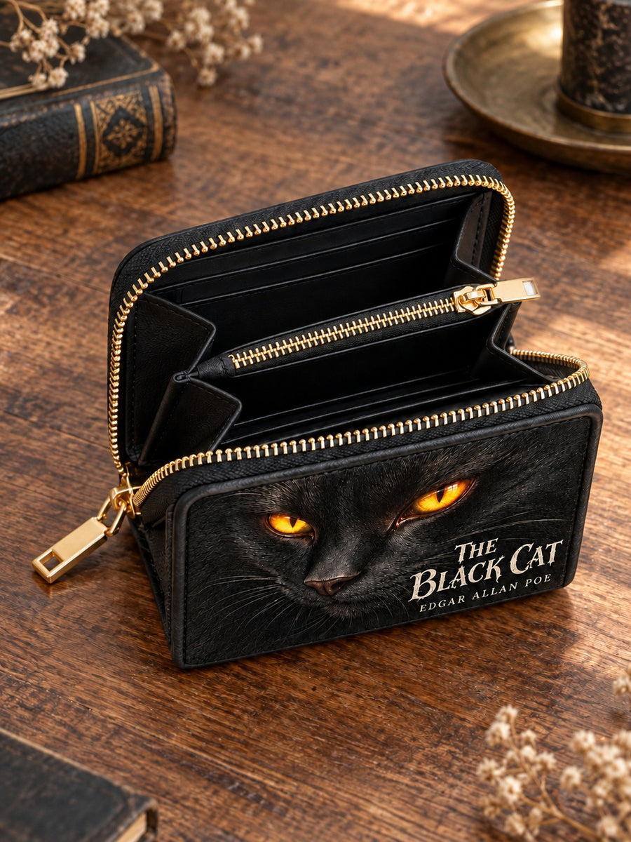 "The Black Cat" Mini Wallet