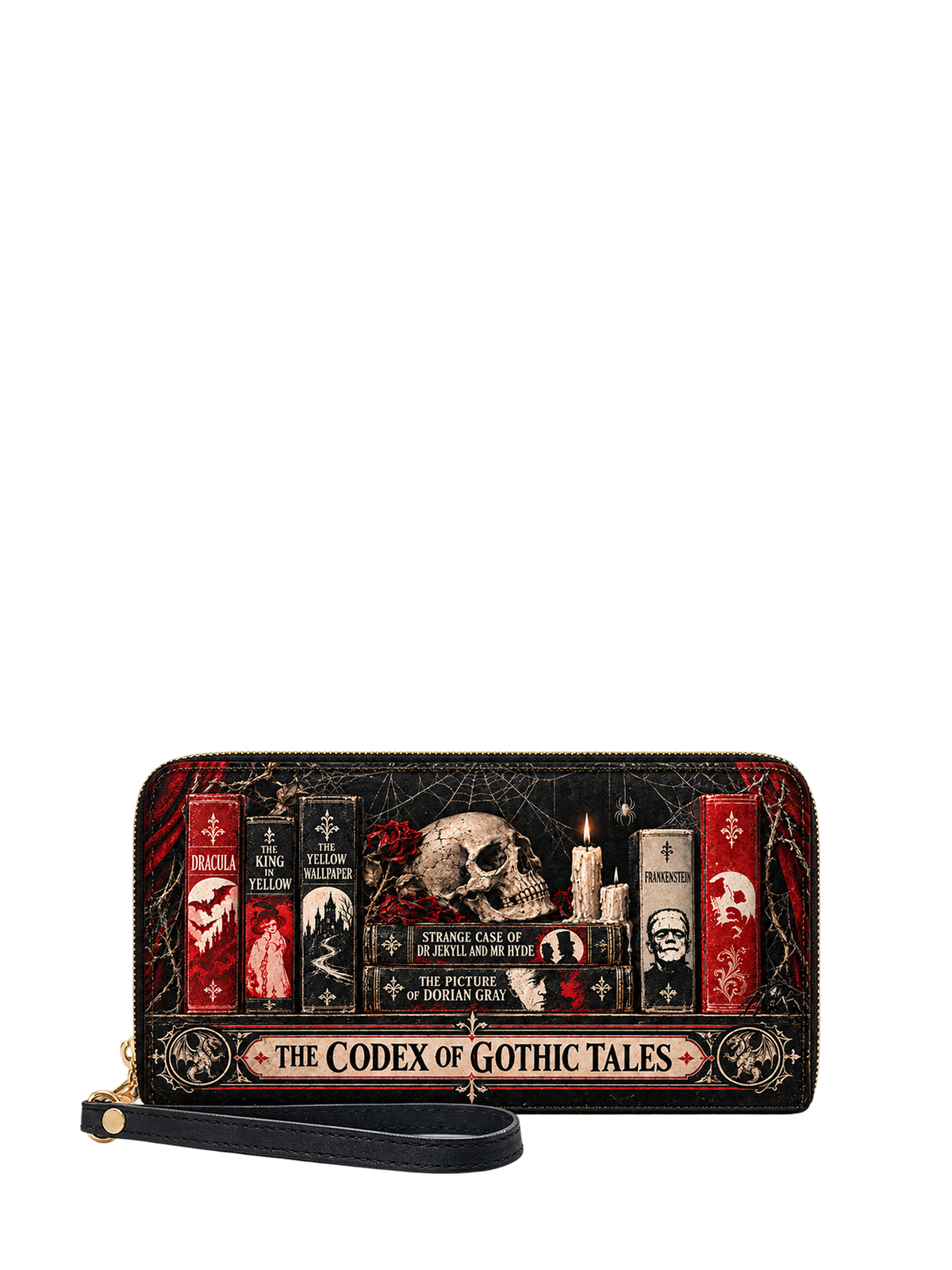 "The Codex of Gothic Tales" Black Widow’s Kiss Wallet