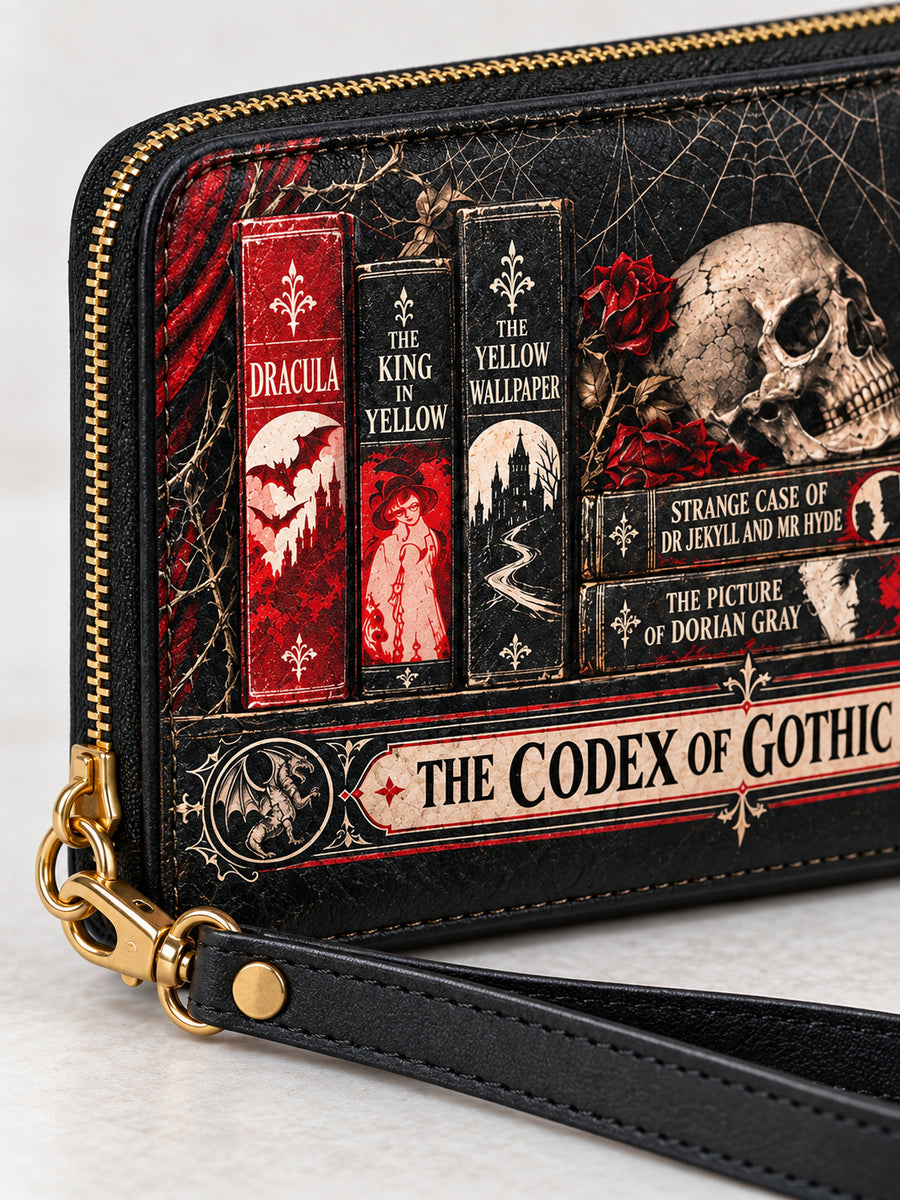 "The Codex of Gothic Tales" Black Widow’s Kiss Wallet