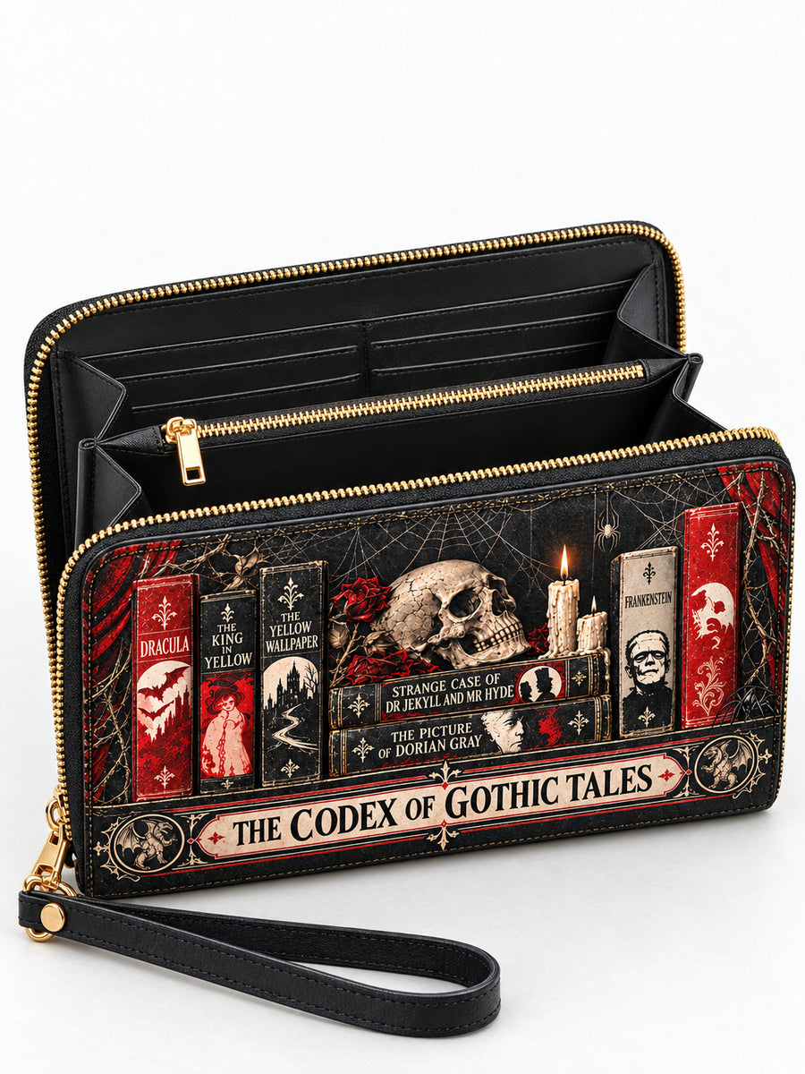 "The Codex of Gothic Tales" Black Widow’s Kiss Wallet