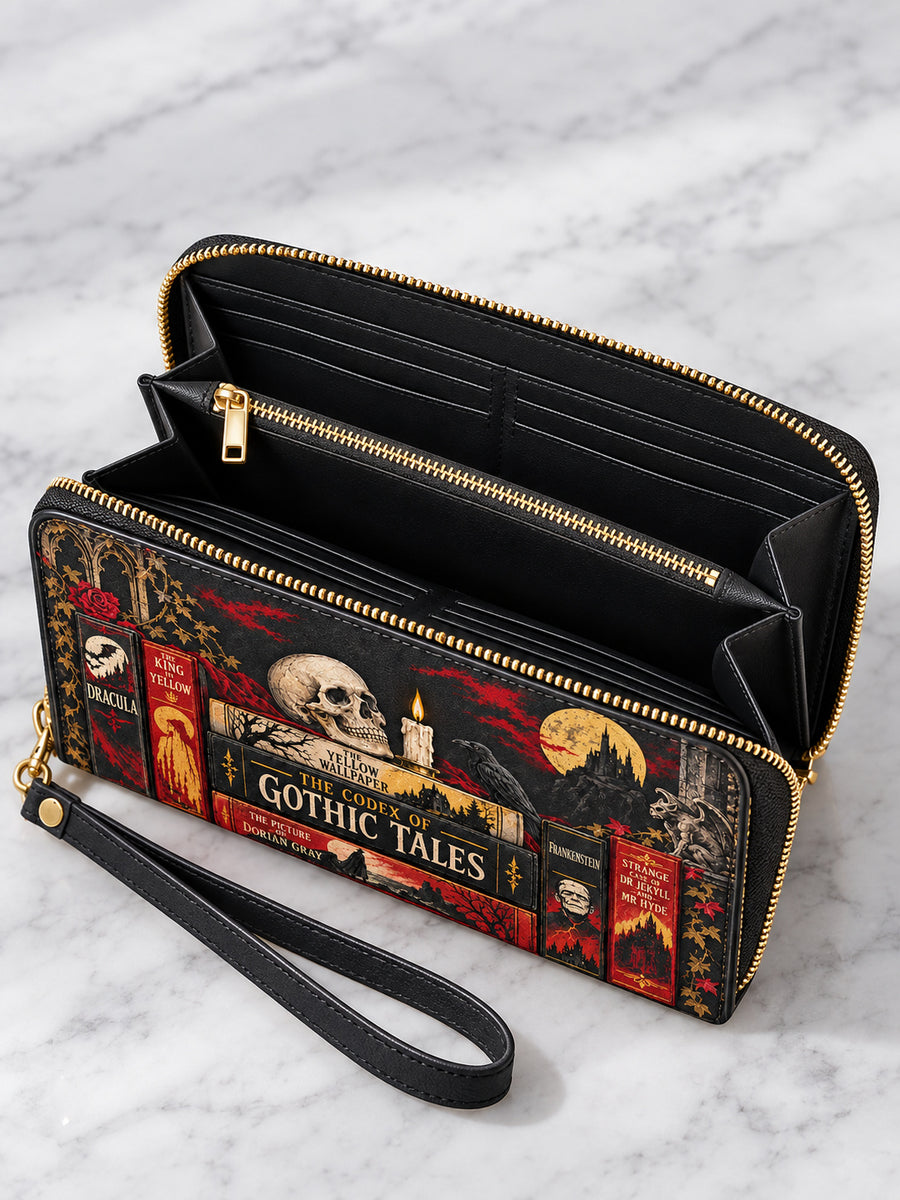 "The Codex of Gothic Tales" Deadlight Black Wallet