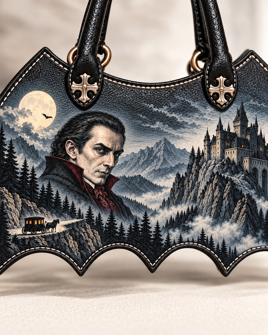 "The Dracula" Castle Mist Art Edition Bat Wing Handbag