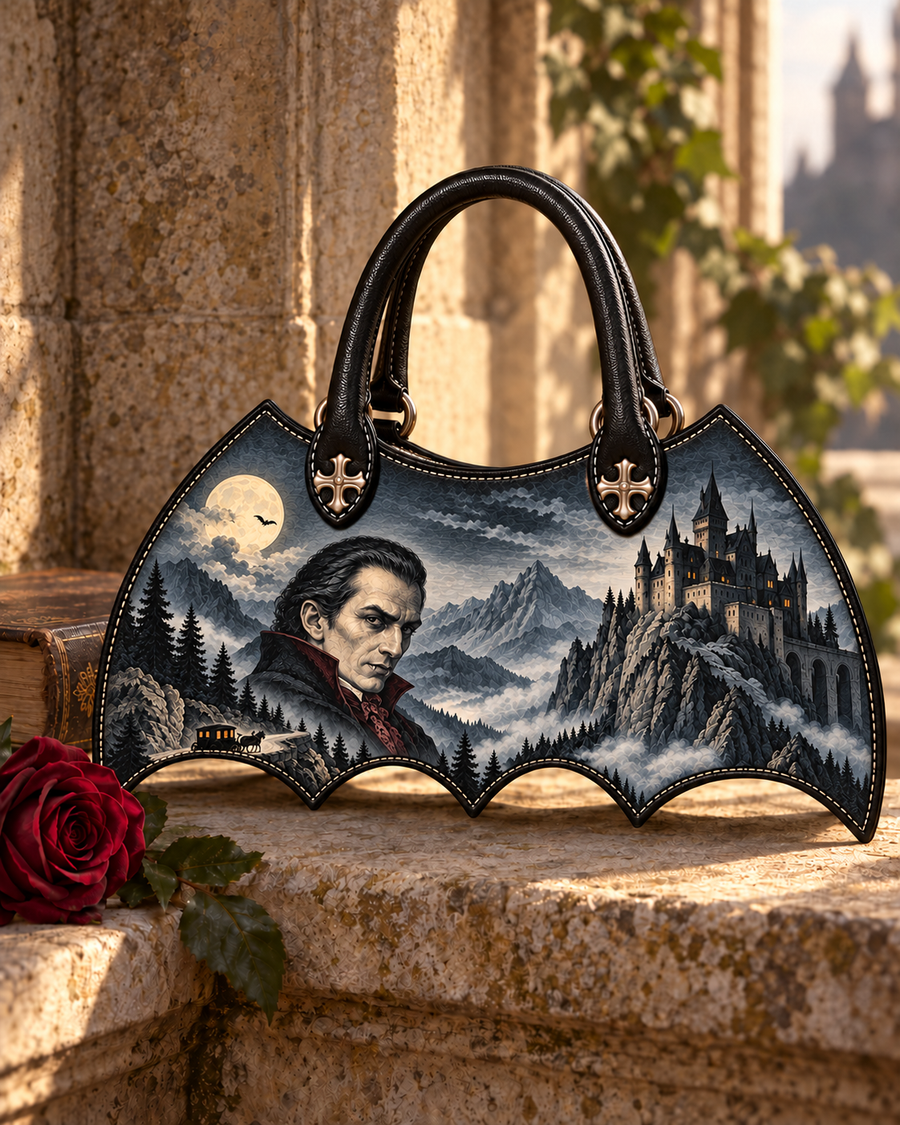 "The Dracula" Castle Mist Art Edition Bat Wing Handbag