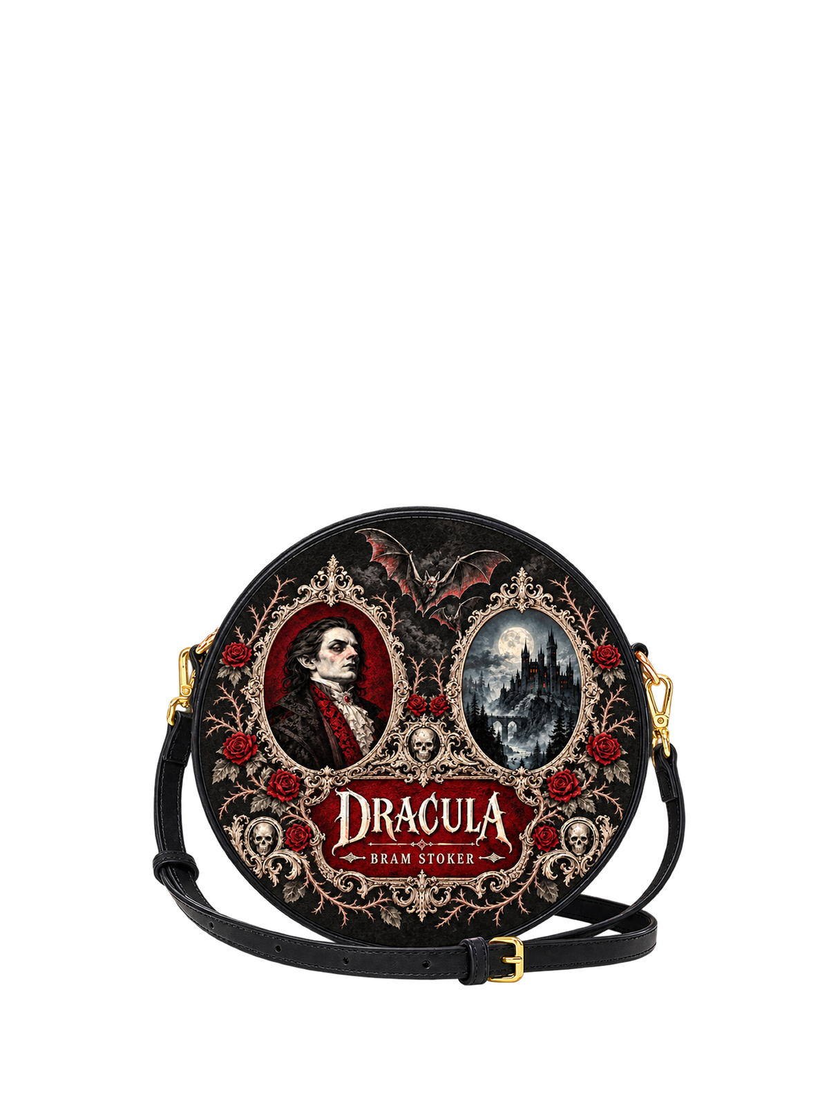 "The Dracula" Circle Crossbody Bag