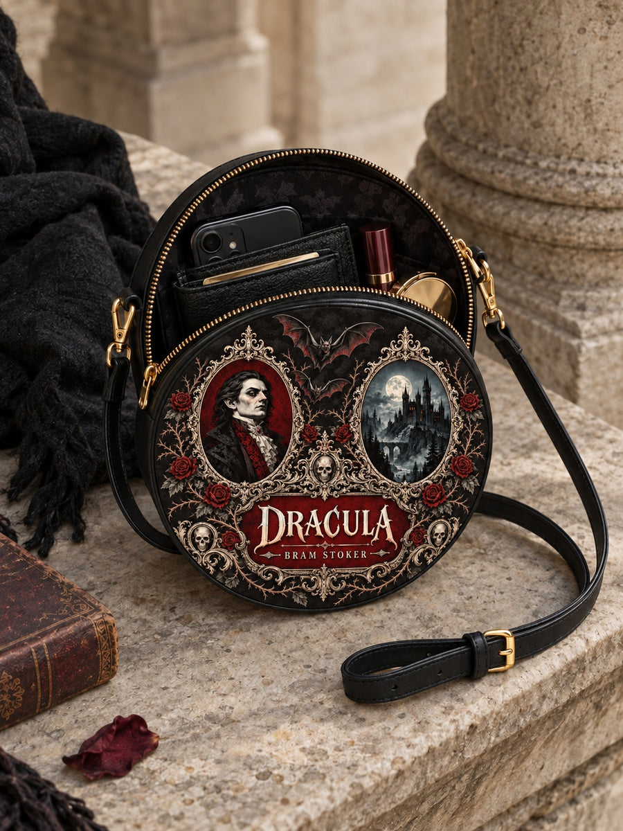 "The Dracula" Circle Crossbody Bag