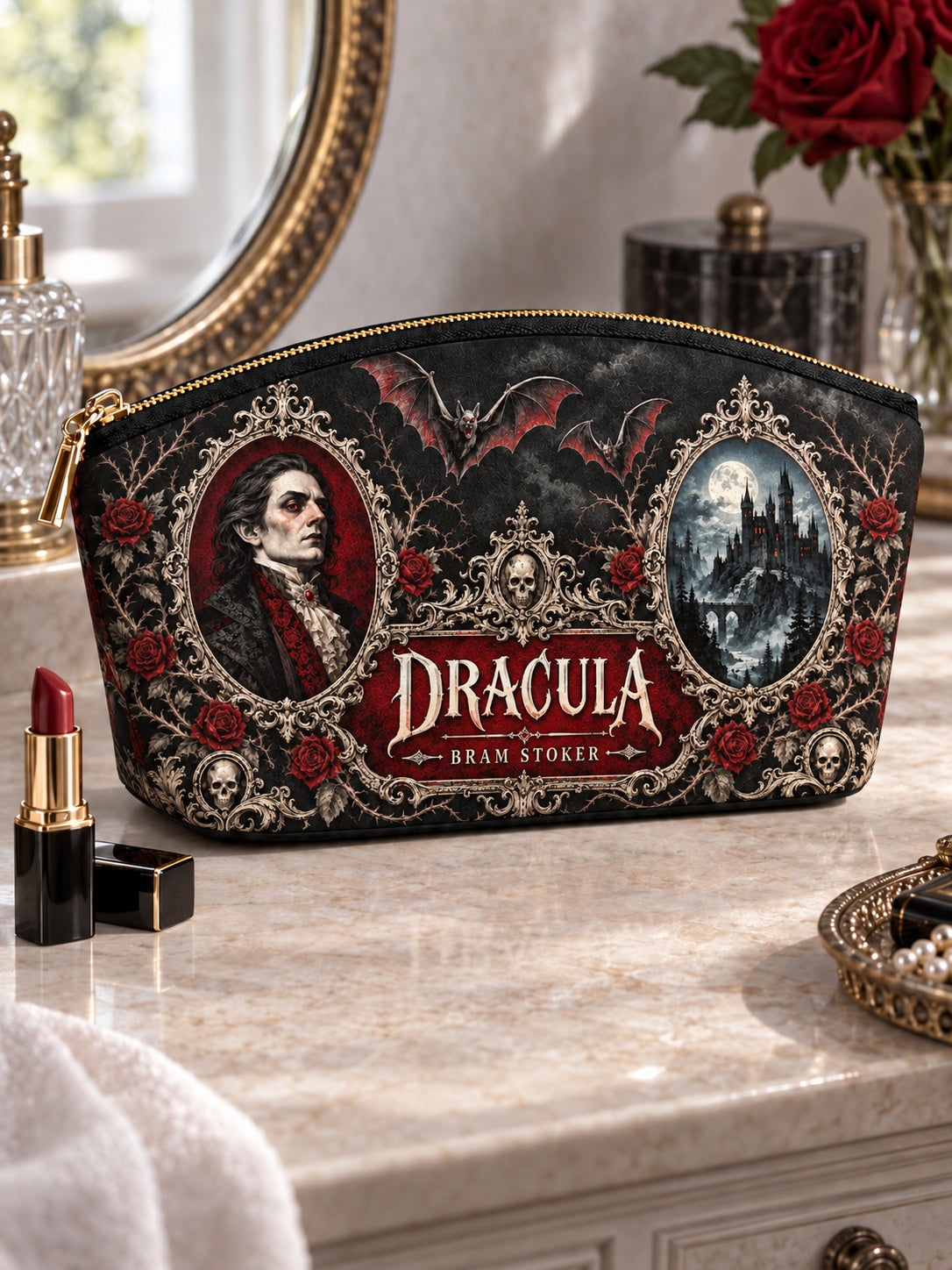 "The Dracula" Eclipse Makeup Bag