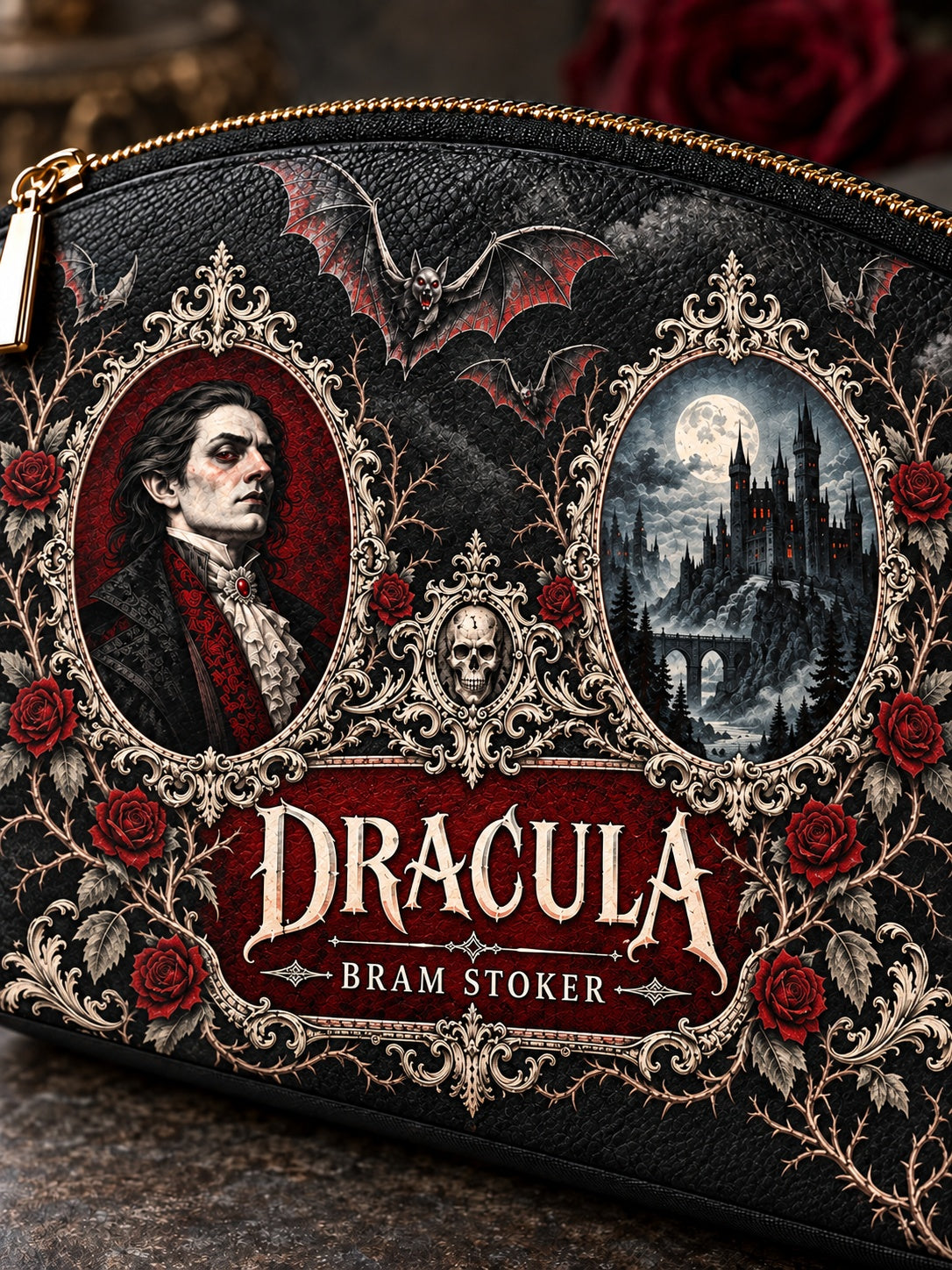 "The Dracula" Eclipse Makeup Bag