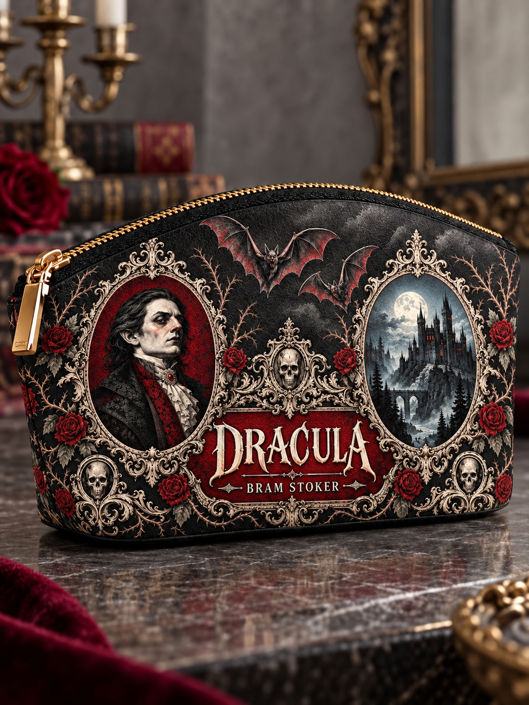 "The Dracula" Eclipse Makeup Bag