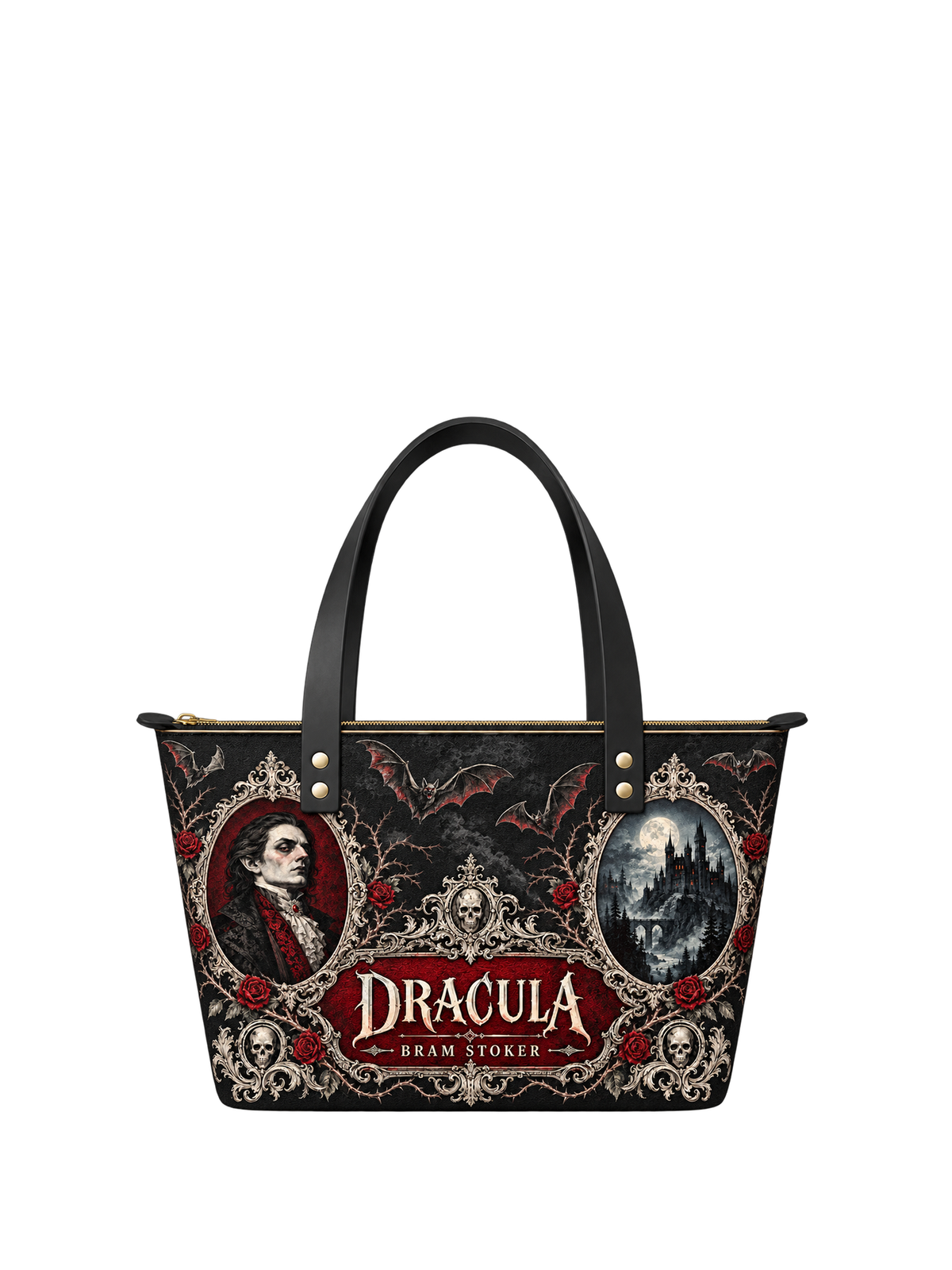"The Dracula" Leather Tote Bag