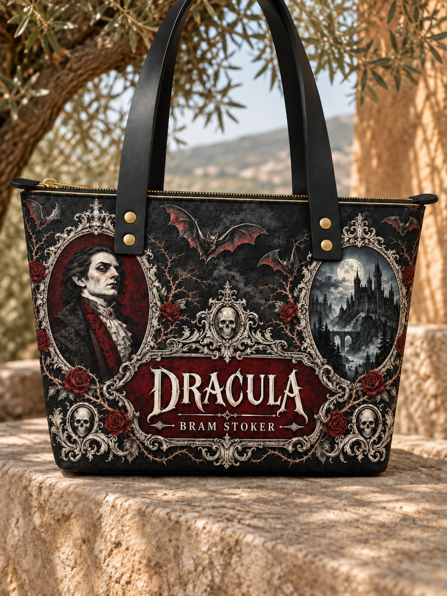 "The Dracula" Leather Tote Bag