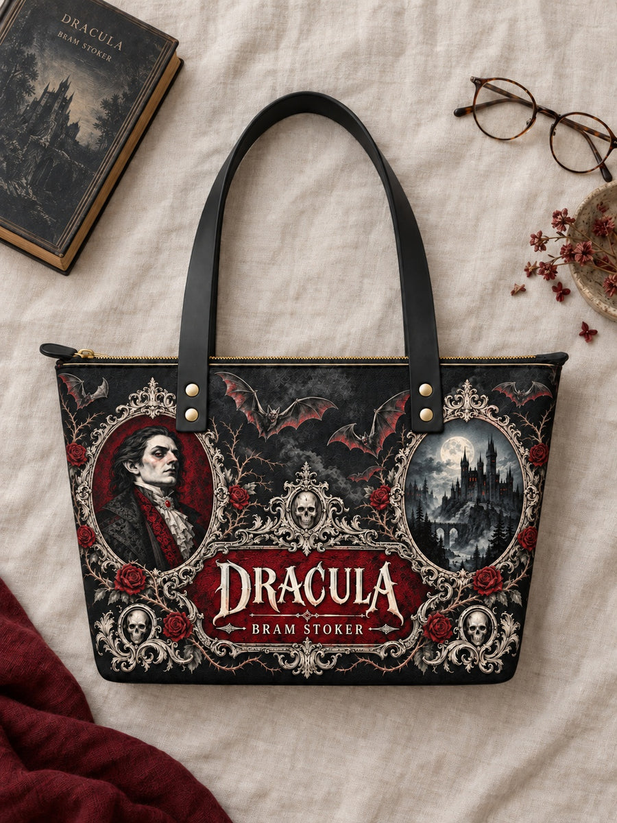 "The Dracula" Leather Tote Bag