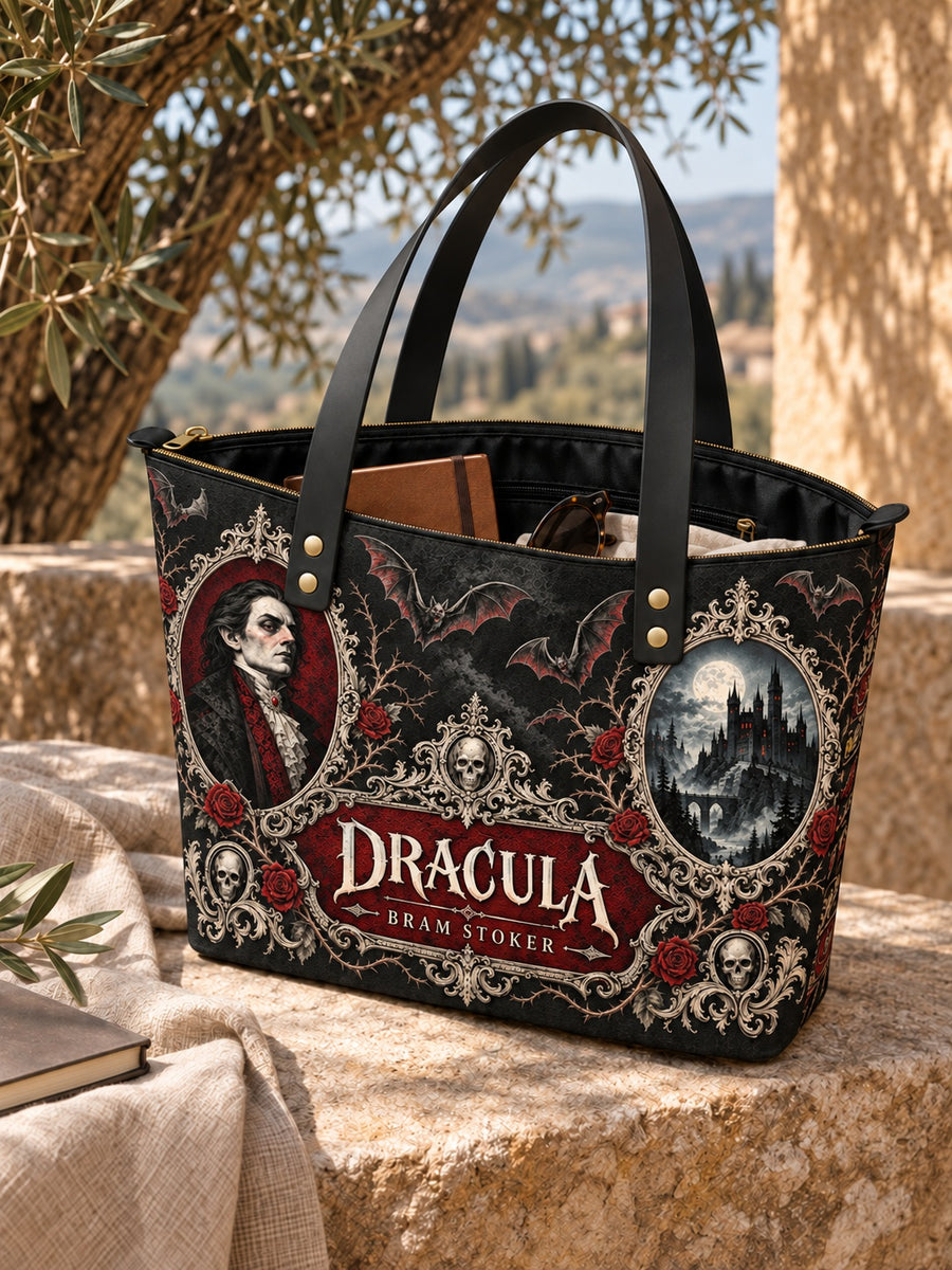 "The Dracula" Leather Tote Bag
