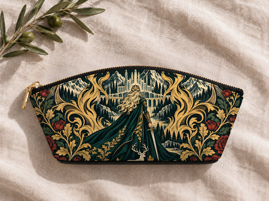 "The Fire Queen" White Stag Eclipse Makeup Bag