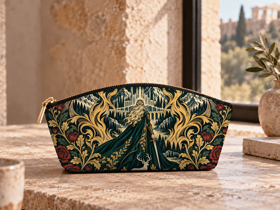 "The Fire Queen" White Stag Eclipse Makeup Bag