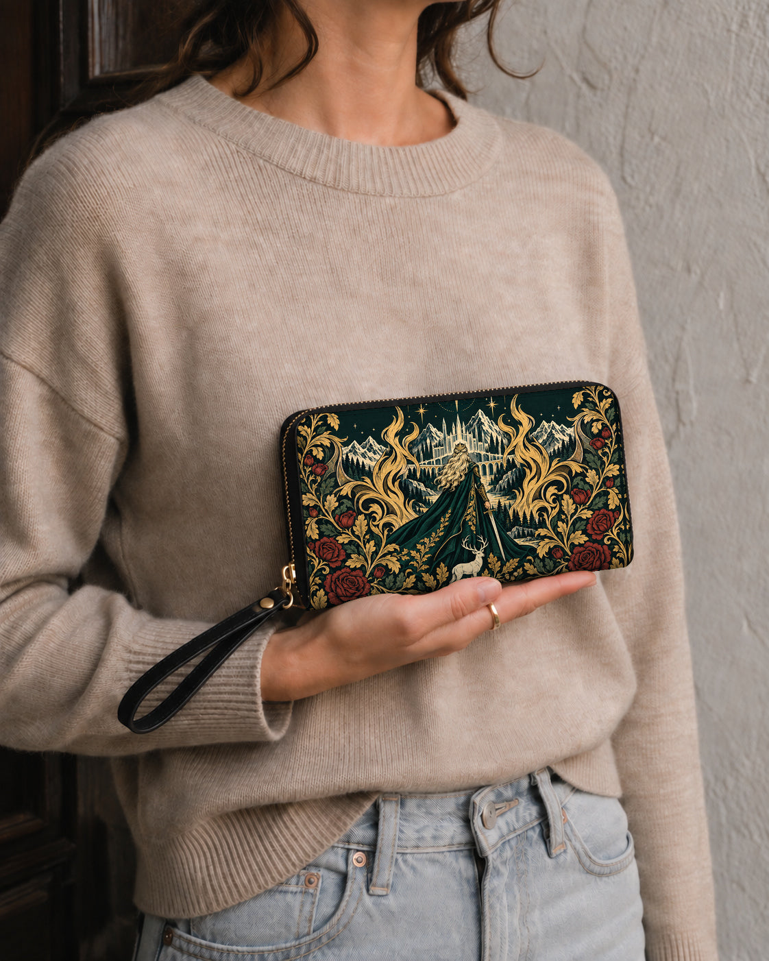 "The Fire Queen" White Stag Long Wallet