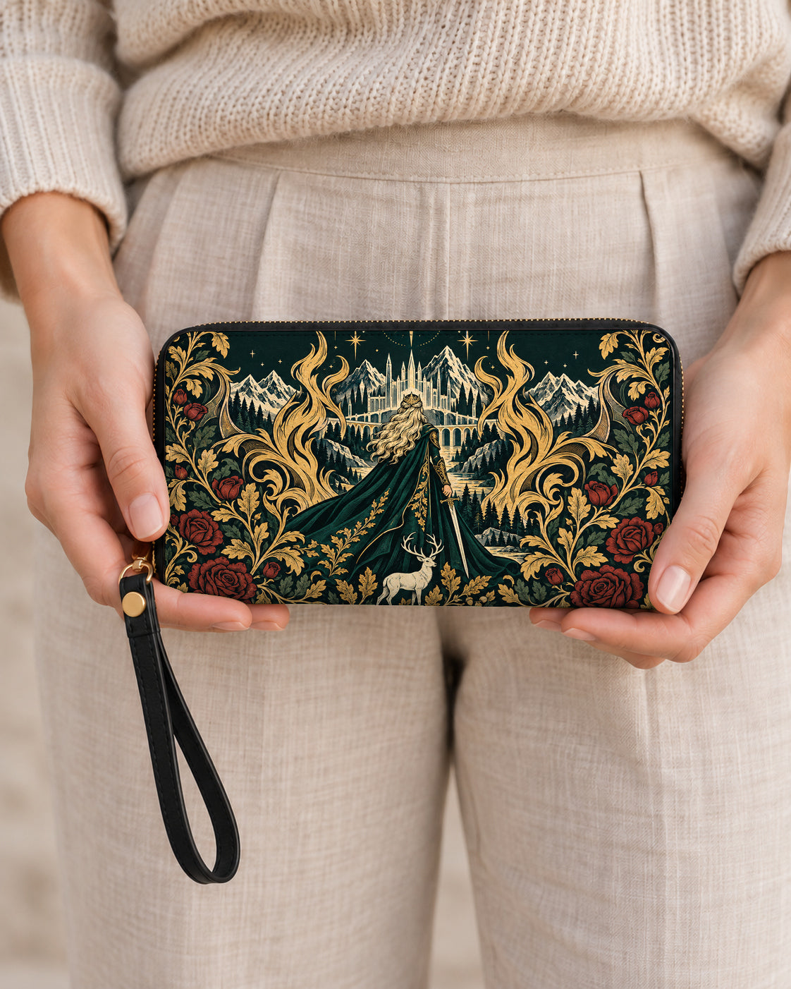 "The Fire Queen" White Stag Long Wallet